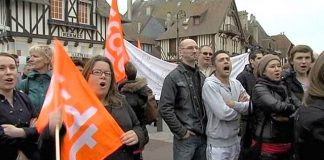 Manifestation du groupe Barrière