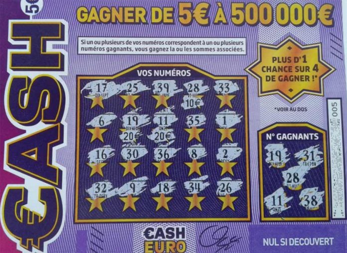 Jeu de grattage Cash